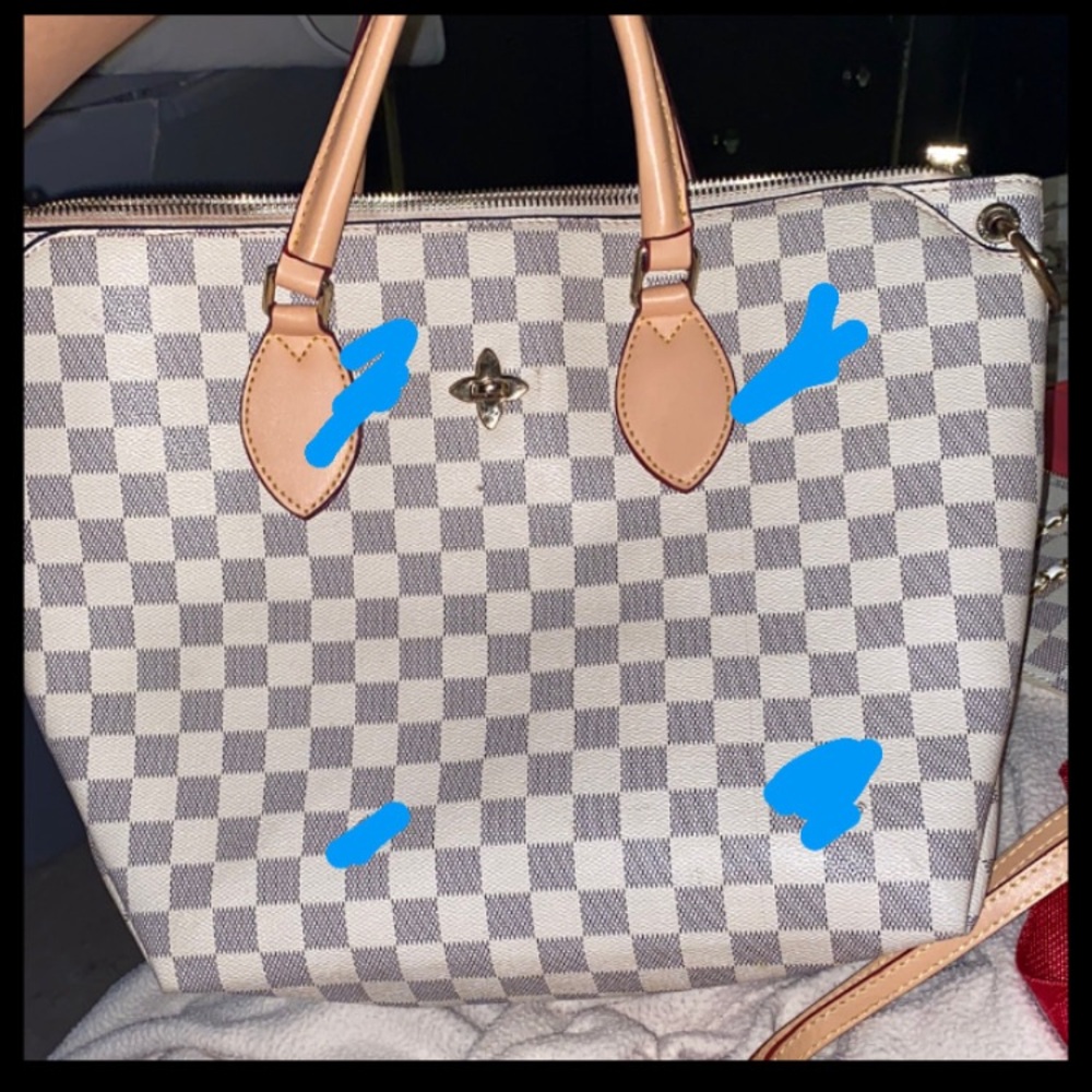 Checkered Tote Bag Lv